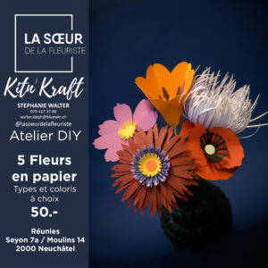 Atelier 5 Fleurs en papier